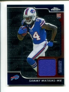 2014 Topps Chrome - Rookie Relics #RR-SW Sammy Watkins 🏈 RC blaues Trikot - Bild 1 von 3