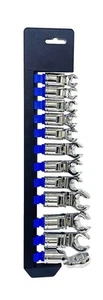Flexibler Kopf Hahnenfußschlüssel, 210° Aktivitätswinkel, 3/8" Dr. METRISCH, 12 STÜCK 8,9... - Bild 1 von 8