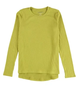 American Eagle Womens Ribbed Pullover Sweater, gold, S - Picture 1 of 2