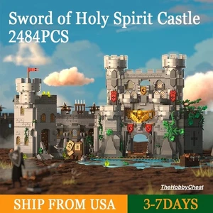 NEW 2025 Holy Spirit Castle 2484PC Medieval Building Block Set +*FREE GIFT*🎁 - Picture 1 of 14