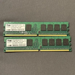 Ram PROMOS 512MB DDR2 PC2-4200U 533MHZ X2 - Picture 1 of 1