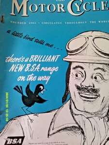 Motor Cycle Magazine Oct 6th 1955 Silverstone & Brands Road Races, NSU Quickly - Picture 1 of 17