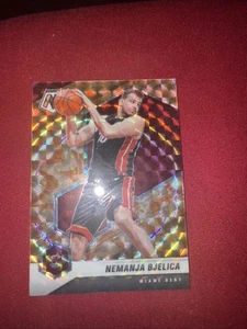 2020-21 Panini Mosaic Reactive Yellow #3 Nemanja Bjelica Miami Heat - Picture 1 of 6