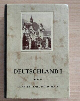 Quartettspiel  Deutschland I  Quartett-Spiel  Spielkarten  F. X. Schmid  Nr. 517 • 1.99€