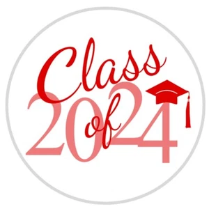 108 etiquetas de beso Hershey - favores de fiesta - etiqueta de graduación clase de 2024 - Imagen 1 de 16