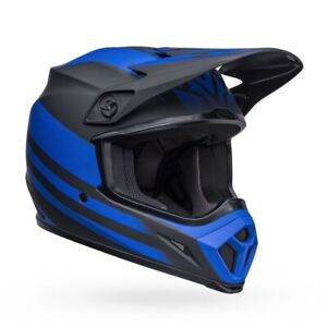 Bell MX-9 MIPS Disrupt Offroad Motocross Dirt Bike Helmet Black/Blue XX-Large
