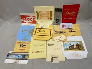 24 WEHRMACHT MARKETENDER RATION SCHOKOLADE KAFFEE JNHALT BONBONS SALZ MEHL KOSA - Picture 1 of 24