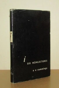 E E Cummings - i - Six Nonlectures - 1st/1st (1953 Harvard First Edition DJ) - Picture 1 of 5