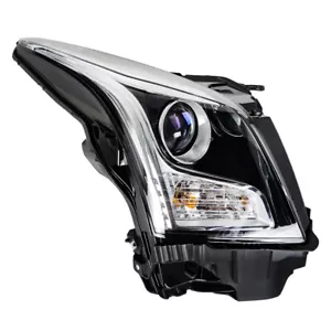 Silscvtt RH/Passenger Side Headlight For 2013-2018 Cadillac ATS Halogen Chrome - Bild 1 von 13