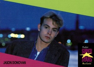Jason Donovan : Vintage Music Collector Card #32 from 1991