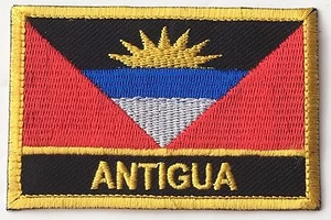 Antigua Embroidered Sew or Iron on Patch Badge - Picture 1 of 2