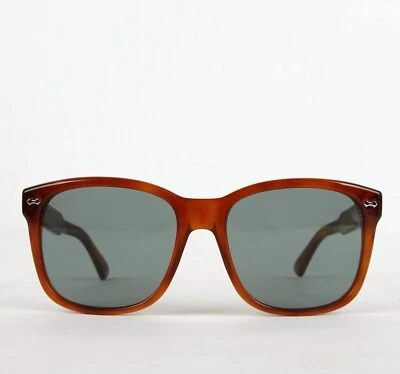 Gafas de sol cuadradas de acetato Gucci Havana gris verde lente GG0050S 002 414551 2262 Foto 1 de 4