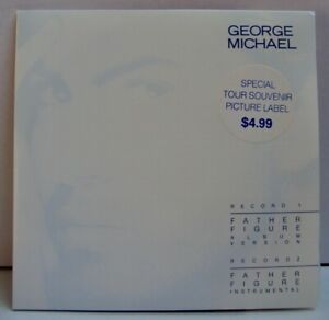 GEORGE MICHAEL - Special Tour Souvenir Picture Label 1988 POP Epic 2 x 45 RPM 7"