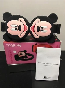 New Disney Mickey Mouse Wireless HD Stereo Sport Headphones & Microphone AH-806L - Picture 1 of 18