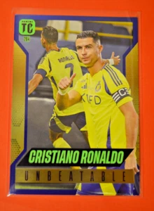 Tarjeta coleccionable de fútbol Panini Top Class 2025- Unbeatable Cristiano Ronaldo Blue - Imagen 1 de 2
