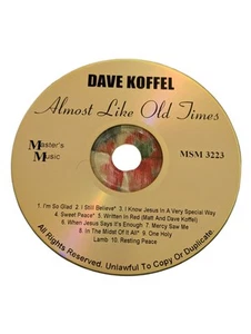 (CD) Dave Koffel–10 Tracks Rare I'm So Glad I Still Believe Written In Red - Picture 1 of 2
