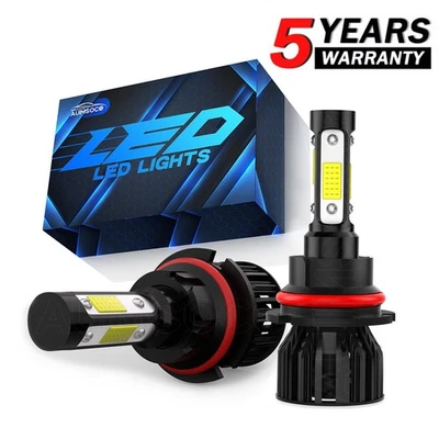 Kit de faros LED para Volvo 240 1990-1993 9004 HB1 6000K bombillas blancas haz alto-bajo Foto 1 de 4