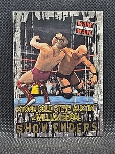 2001 WWF Fleer Raw is War 'Show Enders' | Stone Cold Steve Austin VS Regal | #86 - Imagen 1 de 2