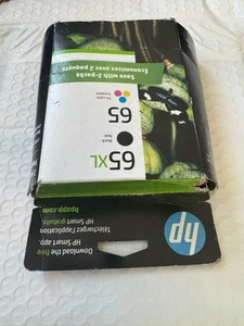 GENUINE HP 65XL Black & Tri-Color 2-Pack Ink Cartridges Exp. 12/2024 NEW SEALED - Picture 1 of 3