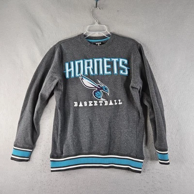 Sudadera Charlotte Hornets Para Hombre Pequeña NBA Baloncesto Cuello Redondo UNK Pullover Foto 1 de 4