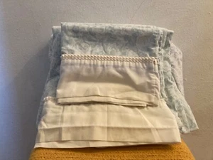 Jessica McClintock Jonette French Roses Crochet Queen 5-Item Set, Vintage, US - Picture 1 of 15