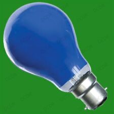 4x 25W Blue Incandescent Coloured Dimmable GLS Light Bulb Lamp Bayonet BC B22
