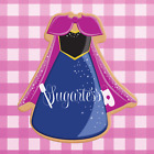 Young Winter Princess Dress Outfit Cookie Cutter - PLA Plastic