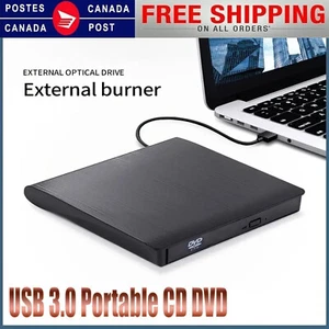 DVD/RW CD Combo Drive Burner Reader Player USB 3.0 Slim Portable External - Picture 1 of 8