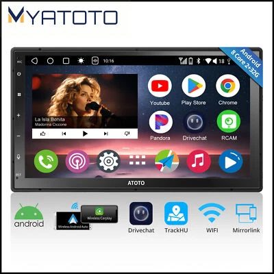 ATOTO Car Stereo Head Unit for Nissan 7IN Double Din GPS Navi Radio SiriusXM FM - Image 1 of 4