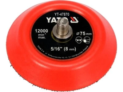 Stützteller Schleifteller Klett Polierteller 75mm Klettteller Winkelschleifer - Bild 1 von 3