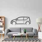 Affiche de voiture art mural décoration intérieure 3D métal acrylique affiche de voiture USA silhouette up GTI 2019