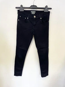 TED BAKER WHISTLE INDIGO BLUE LOW RISE SKINNY LEG ANKLE GRAZER JEANS SIZE 26W - Picture 1 of 4