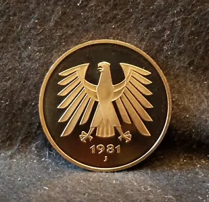 1981-J Germany (West, BRD) 5 Mark, Hamburg, nice proof, KM-140.1 (GE2) - Picture 1 of 4