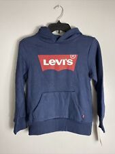 NWD Levi's Big Boys' Batwing Pullover Hoodie Blue Size S