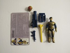 Vintage Hasbro GI Joe Barricade Figure 1992 Complete Accessories File Card RAH