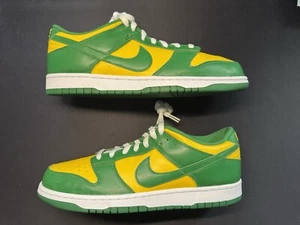 Nike Dunk Low SP Brazil Pine Green Varsity Maize Men's Size 11 CU1727-700 Shoes - Picture 1 of 17