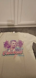 Miami Vice Crockett Don Johnson Mens XL Xtra Large Short Sleeve RARE - Picture 1 of 3