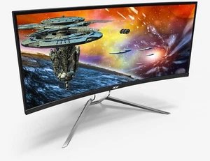 Acer 34" XR Curved IPS 1ms Gaming Monitor 3440x1440 XR342CK excellent condition - Picture 1 of 6