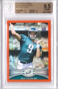 Nick Foles RC 2012 Topps Chrome Orange Refractor#153 BGS 9.5!Eagles QB RC/BEARS  - Picture 1 of 1