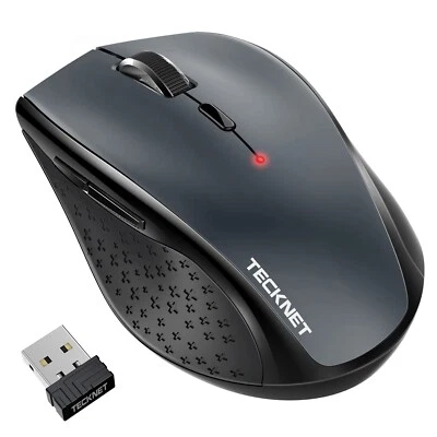 TECKNET Wireless Mouse, 2.4G USB Computer Mouse with 6-Level Adjustable 3200 ... - Image 1 of 4
