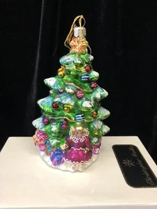 Radko LITTLE GIRLS DREAM GLass Christmas Ornament Marie Osmond doll Tree With BX - Picture 1 of 7