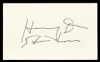 Harry Dean Stanton Lucky Authentic Signed 3x5 Index Card BAS #BL96783