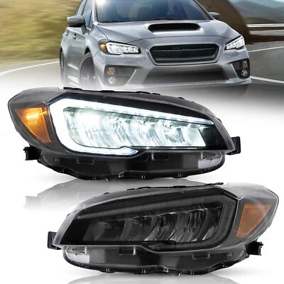 Faróis de LED VLAND para 2015-2021 Subaru WRX STI com animação Start-UP - Imagem 1 de 4