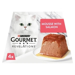 Gourmet Revelations Salmon Wet Cat Food ( 4 x 57g ) x 6 Packs - Picture 1 of 7