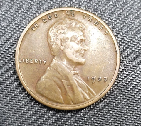 1927 Lincoln Wheat Penny Double Die Obverse Cover