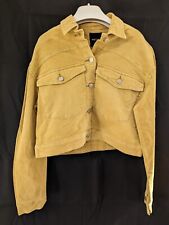 Nasty Gal Collection Jacket Ladies Size 8 UK yellow mustard 