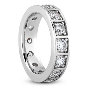 2.80 carat Round Diamond Eternity Ring Wedding Band F VS 14 x 0.20 carat ct - Picture 1 of 4
