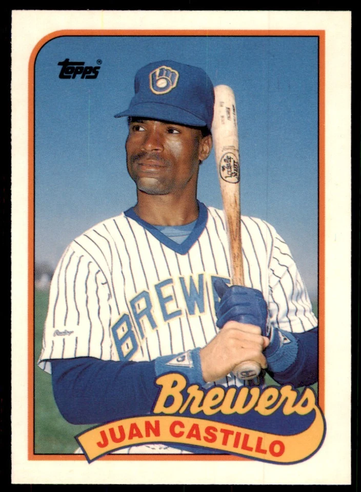 1989 Topps Tiffany Juan Castillo Milwaukee Brewers #538 - Image 1 of 2