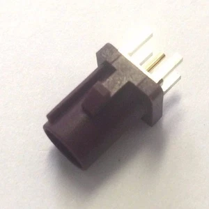 Enchufe macho FAKRA SMB 5 piezas Burdeos código D conector RF automático PCB montaje en placa de PC - Imagen 1 de 5