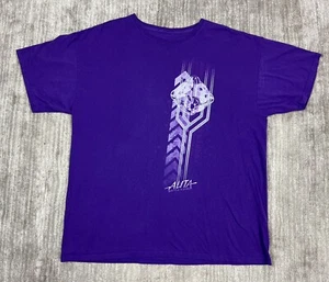 Alita Battle Angel Shirt Mens Extra Large Purple Shortsleeve Loot Crate - Picture 1 of 9